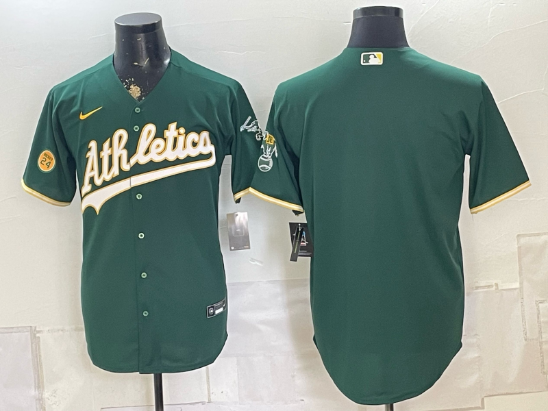 Men Oakland Athletics Blank green Nike 2026 MLB Jersey 0826005->washington redskins->NFL Jersey